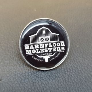 BFM bedž - crni, 3 cm